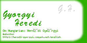 gyorgyi heredi business card